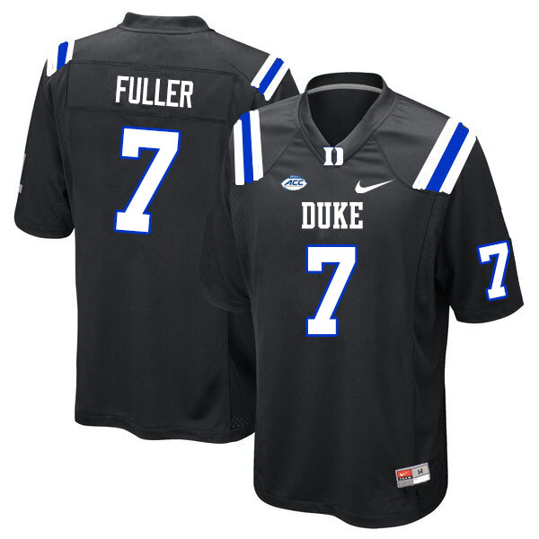 Duke Blue Devils #7 Keyston Fuller College Football Jerseys Sale-Black